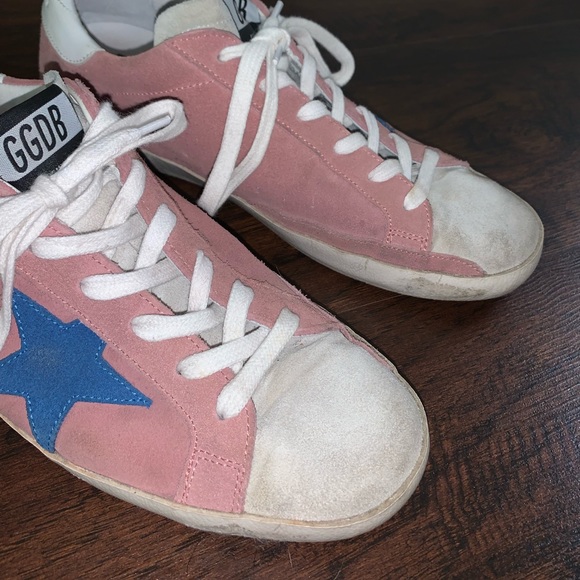 Golden Goose Shoes Golden Goose Pink Suede Private Edition Sneakers Poshmark